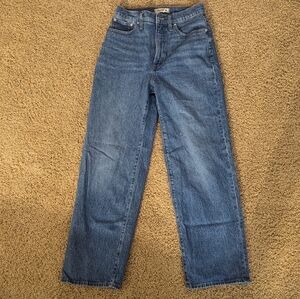 Madewell perfect vintage wide leg crop jean